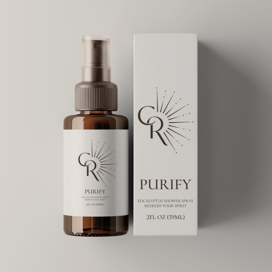 Purify Shower Spray creating aromatherapy steam in luxury shower