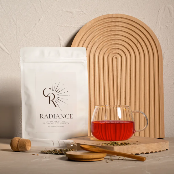 Radiance -Loose Leaf Tea - 40g of Organic Red Raspberry Tea Leaf