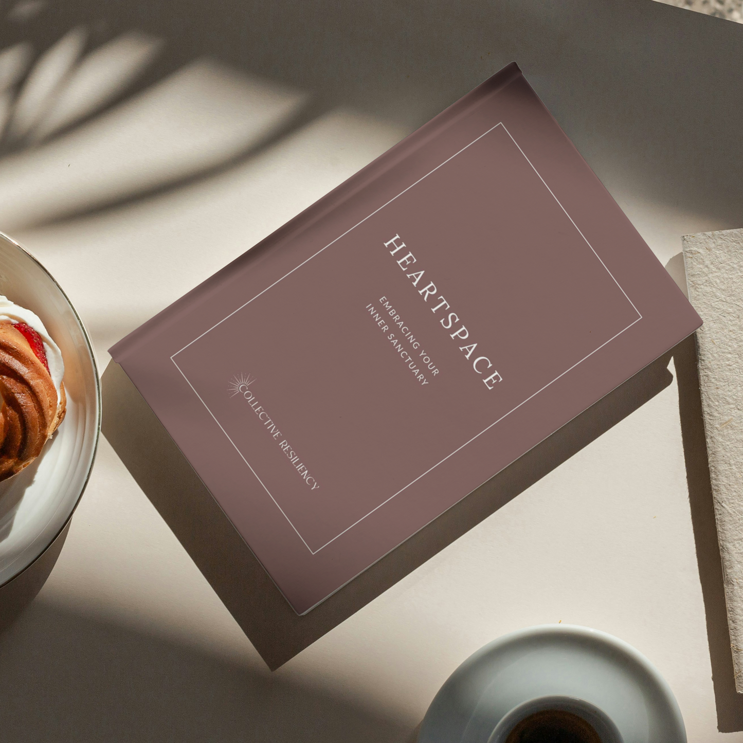 Heart Space Journal featuring sacred design for emotional healing and self-love
